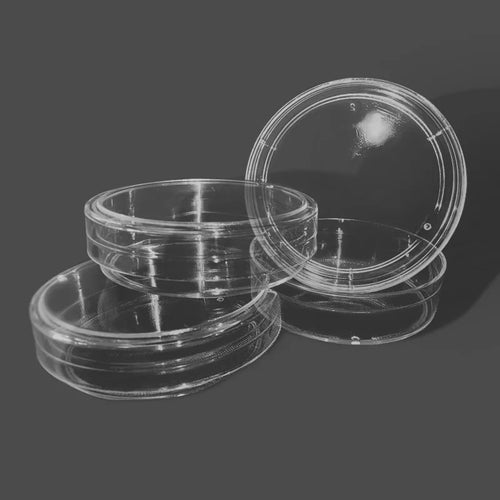10Pcs 35mm Clear Petri Dishes with Lids Disposable Plastic Sterile Petri Dish Chemical Laboratory Supplies
