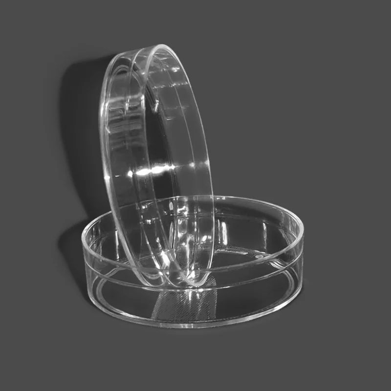 10Pcs 35mm Clear Petri Dishes with Lids Disposable Plastic Sterile Petri Dish Chemical Laboratory Supplies