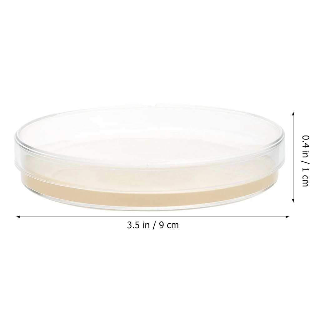 10pcs Pre-Poured Agar Plates Labs Petri Dishes with Agar General Growth /Medium Laboratory Plants Cell Tissue Petri Dishes