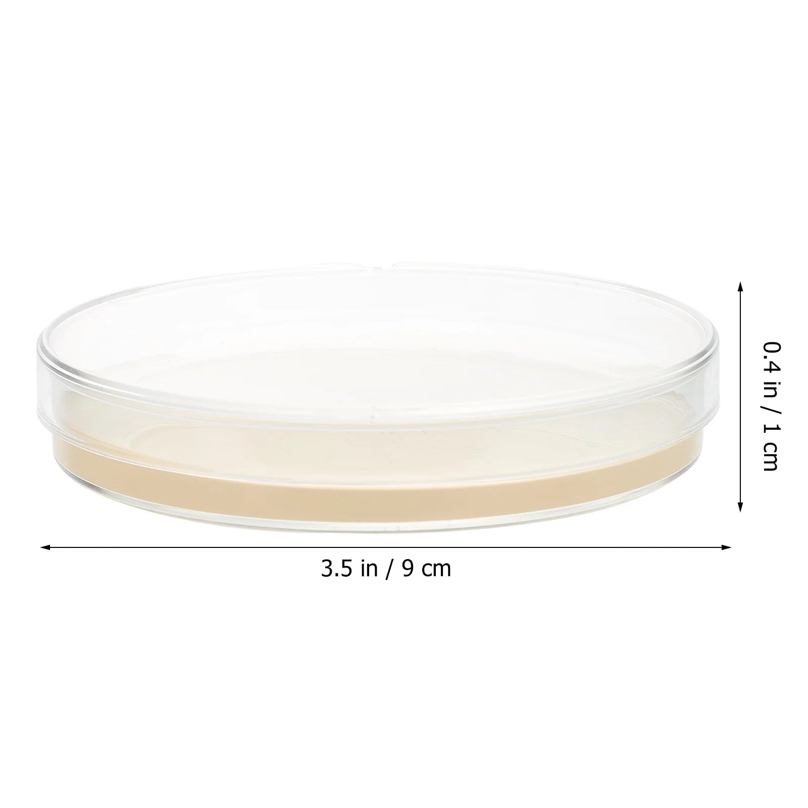 10pcs Pre-Poured Agar Plates Labs Petri Dishes with Agar General Growth /Medium Laboratory Plants Cell Tissue Petri Dishes